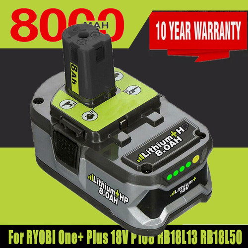 18v batterie pour - ryobi, 8,0ah