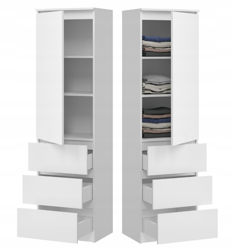 Bdw armoire avec tiroirs - avec,