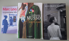 Lot de trois livres MUSSO/ LEVY/ MARTIN LUGAND format broché et pocket (N°3921S)