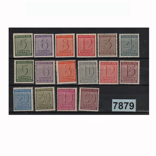 7879 allemagne orientale - 7879, 1945