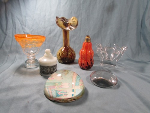 Objets verre vase vide - 7,