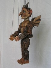 Marionnette diable - poupée originale faite à la main