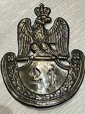FRANCE : plaque de shako 1er empire 21eme de ligne
