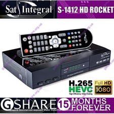 Sat-Integral S-1412 HD Rocket (! 15 MOIS FOREVER GSHARE ! FREE SATELLITE TV !)