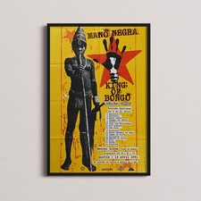 Affiche Vintage Originale - Mano Negra - "King Of Bongo" tour - 1991