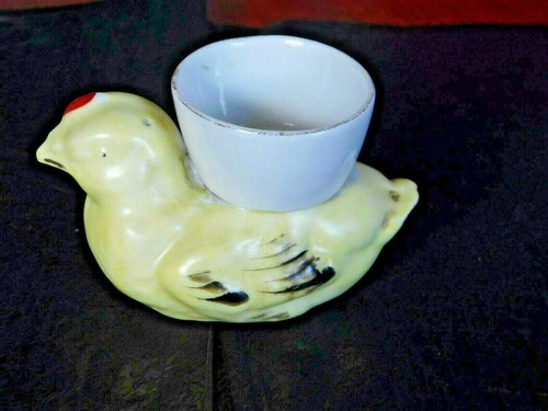 Ancien coquetier poussin - ancien,