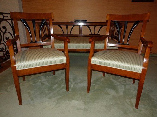 Elégant salon biedermeier - elégant,