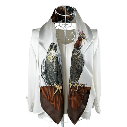 Foulard vintage soie hermes - vintage, en