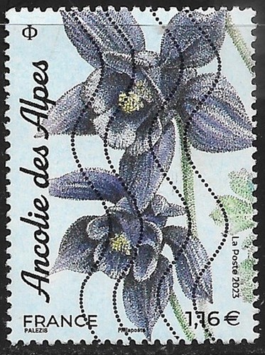 France oblitéré 2023 - france, fleurs