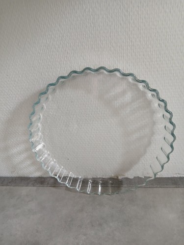 Plat tarte quiche verre - à,