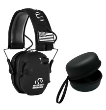 Casque Antibruit Électronique Tactique Protection Auditive Optimale Noir