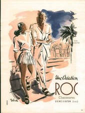 Publicité ancienne chaussures Roc 1950 issue de magazine Belnotte