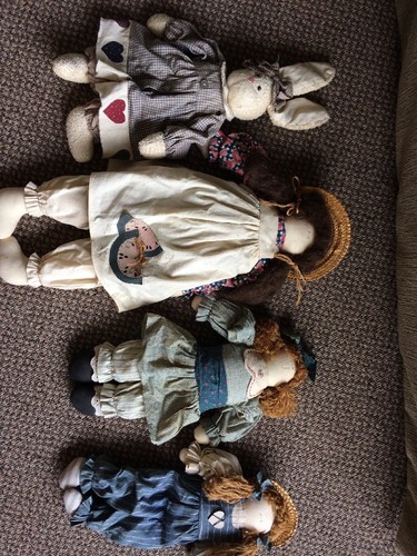 Vintage handmade rag dolls - dolls, 4