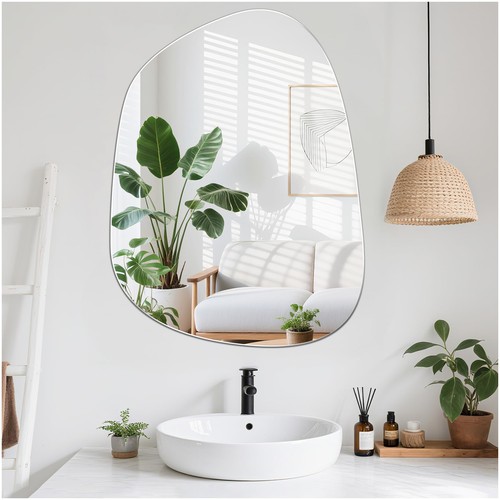 Grand miroir asymétrique x - grand,