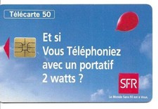 RARE / CARTE TELEPHONIQUE - SFR TELEPHONE MOBILE PORTABLE PHONECARD TELEFONKARTE