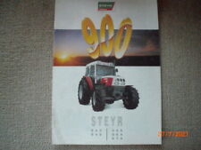 BROCHURE  PUBLICITAIRE    TRACTEURS   STEYR    900          942   A   970