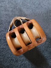 ANCIENNE POULIE BOIS BATEAU VOILIER MARINE COLLECTION