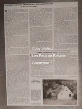 UNION SUD AFRICAINE L'ombre de la croix gammée photo document cutout