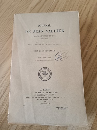 Livre histoire jean vallier - histoire, de