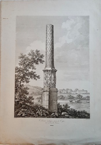 Colonne antique près cufsi - près, de
