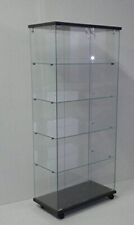 vitrines, vitrine couleur noir, vitrines pour collectionneurs, vitrine en verre