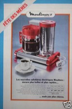 PUBLICITÉ MOULINEX CAFETIERES