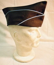 DESTOCKAGE : Calot US WW2 Garrison Cap Infanterie MILITARIA  liseret bleu clair 