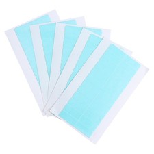 60pcs / 5 feuilles adhésives Tabs de bande d'extension de cheveux