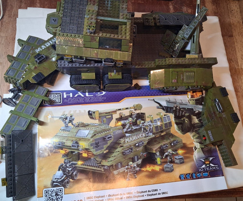 Mega bloks halo unsc elephant - bloks,