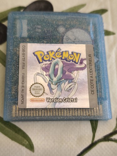 Pokemon cristal game boy color - game,