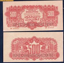 Tchécoslovaquie 500 Korun