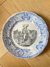 Assiette Parlante en faience