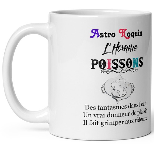 Mug poissons homme coquin - homme,