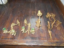 ancien bougeoir bronze ( le lot )