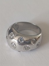 Bague Argent Massif & Pierre à Identifier Taille 53 - 14,3 g Bijoux
