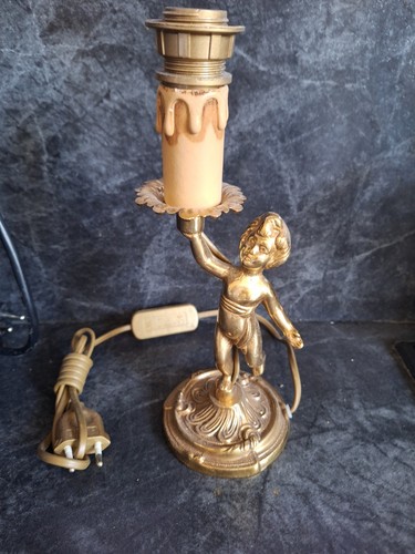 Lampe table avec chérubin - de,