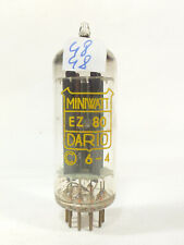 one 6V4 EZ80 valve, Miniwatt