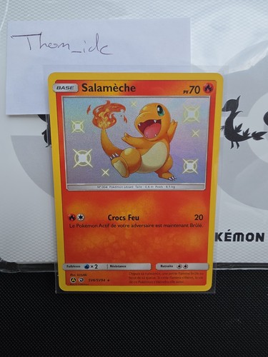Carte pokémon salamèche - carte,