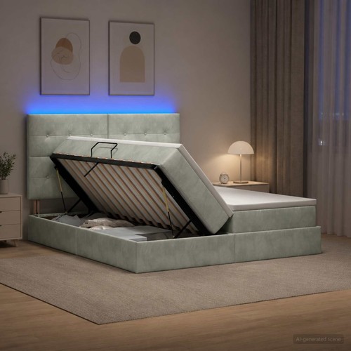 Lit rangement led avec - led,
