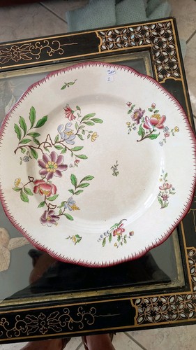 Grand plat rond sarreguemines - rond,