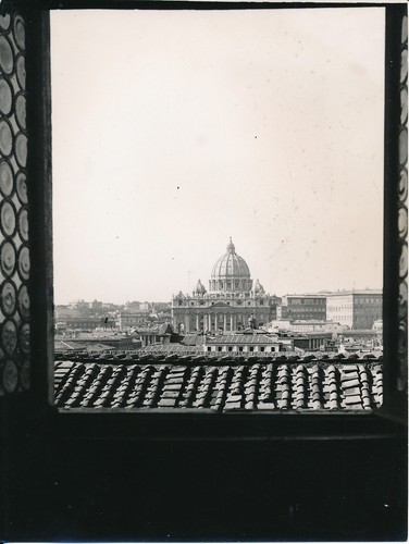 Rome 1950 saint pierre vu - -,