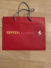 Red Ferrari store shopping bag