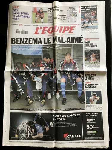 Equipe journal 08 - l'equipe, 14/08/2009