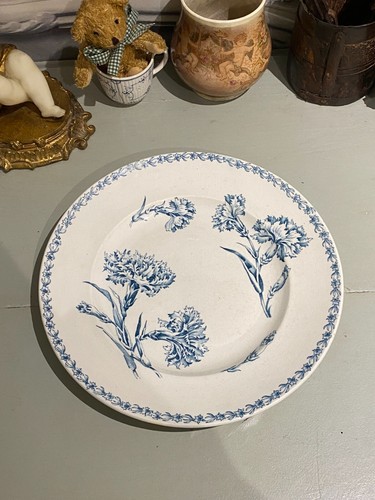 Plat rond décor oeillet - rond, de
