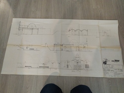 Plan architectural parc - plan,