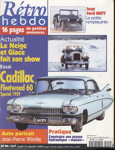 Retro hebdo 01 1999 - retro, n°94
