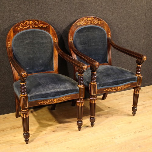 Paire fauteuils anciens - fauteuils,