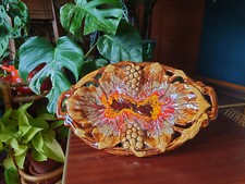 Grand plat/coupe à fruits dans le style Vallauris