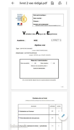 Livrets livret vae cap - 2, 2
