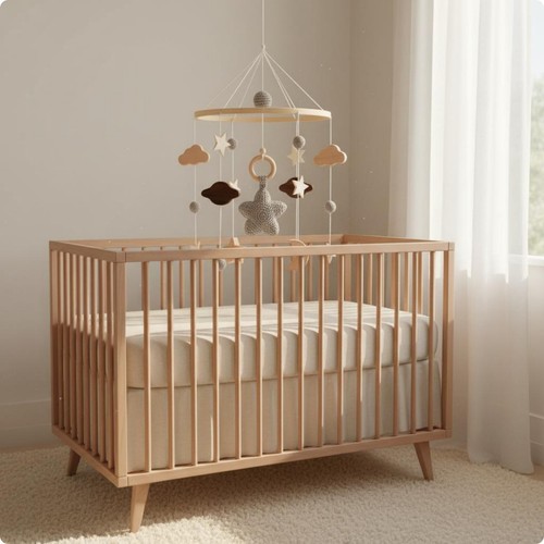 Mobile berceau étoile design - berceau,